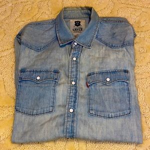 Men’s Blue Jean shirt